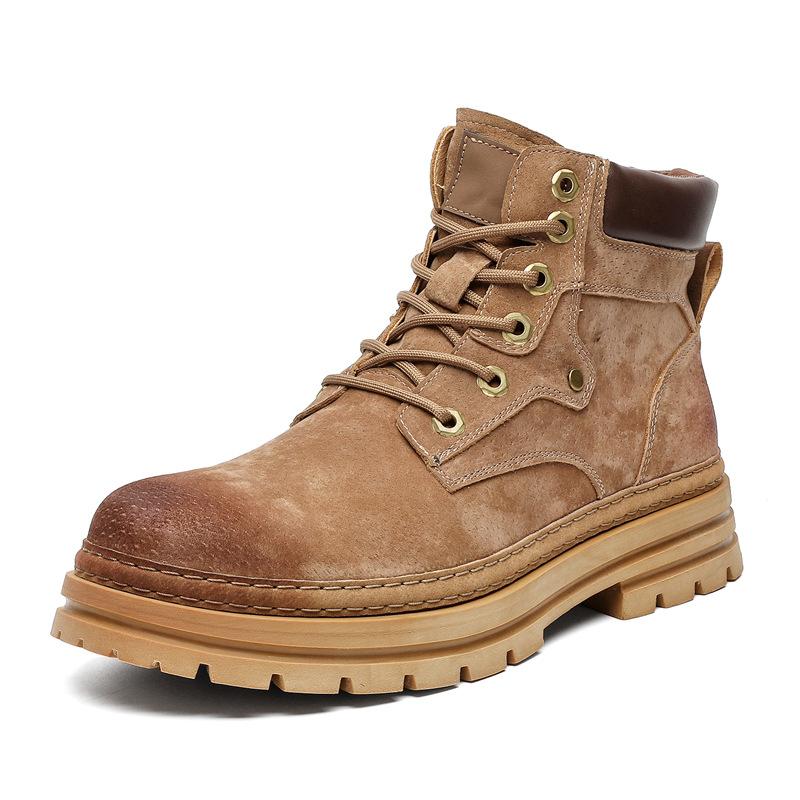 2024 New Vintage Martin Boots Men's Autumn British Rhubarb Boots Tooling Desert Boots 26223-J