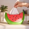 Модель Игрушка Арбуз Коробка для салфеток Фруктовая Декоративная Арбуз Коробка для хранения бумаги Мультяшный Красочный Арбуз Украшение Декор