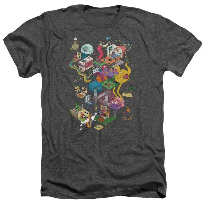 Uncle Grandpa Inside The Rv Adult Unisexs Heather T Shirt Sm 3xl