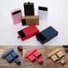 1PC Cardboard Packaging For Ring Earrings Jewelry Organizer Drawer Box Necklace Kraft Paper