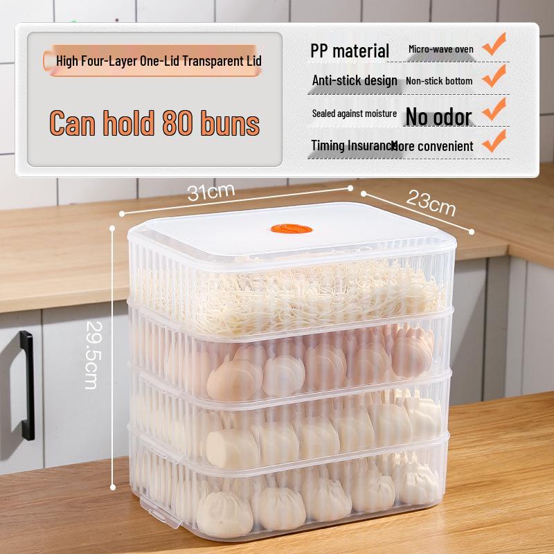 Контейнер для заморозки пельменей и вонтонов для сохранения свежести и быстрой заморозки лапши