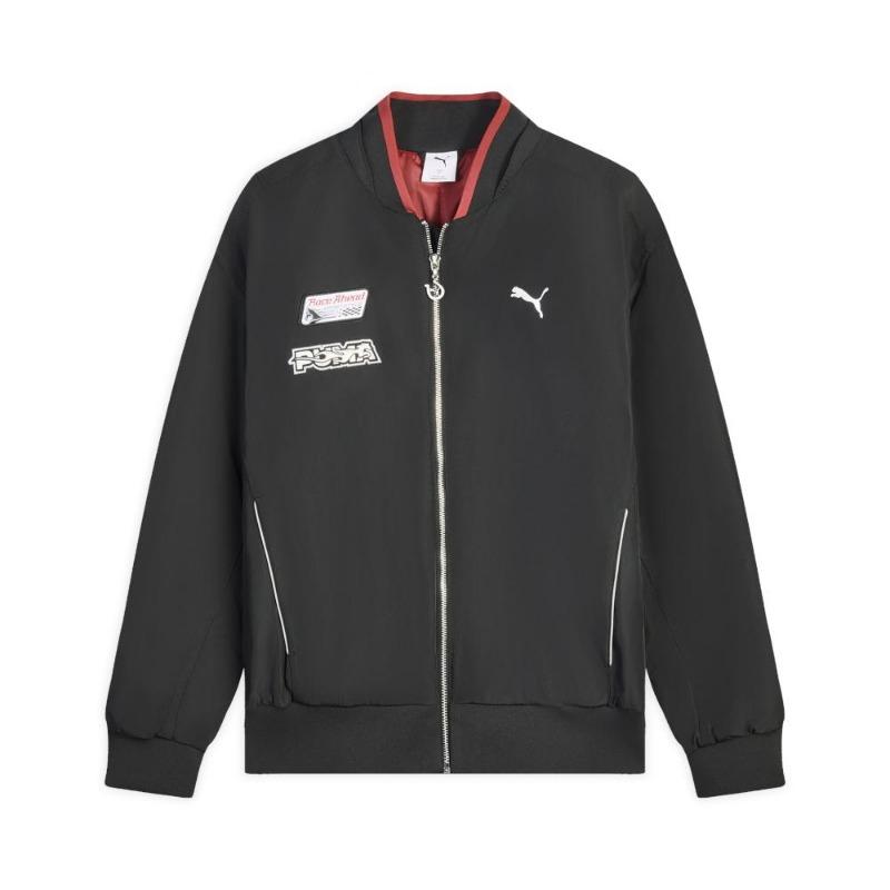 Puma Стильный бомбер с подкладкой, коллекция CNY Год Лошади, ограниченная серия, ветрозащитный, свободный, водостойкий, летная куртка, унисекс, куртки 636028-01