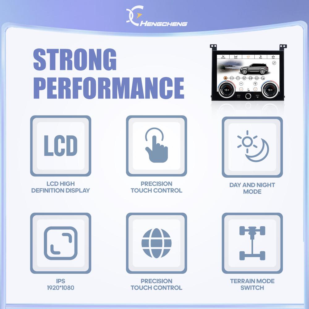 10.2 Для Land Range Rover Vogue L405 2013-2017 Панель кондиционера ЖК-экран HD Сенсорный дисплей Кондиционирование Климат-контроль Обновление