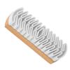 Натуральная креповая деревянная щетка для обуви из замши и нубука, щетка для чистки пятен на коже для ухода за обувью