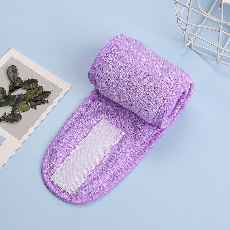 Adjustable Head Band Women Spa Wide Hairband Yoga Bath Shower Makeup Wash Face Cosmetic Headband Soft Toweling Hair Accessories