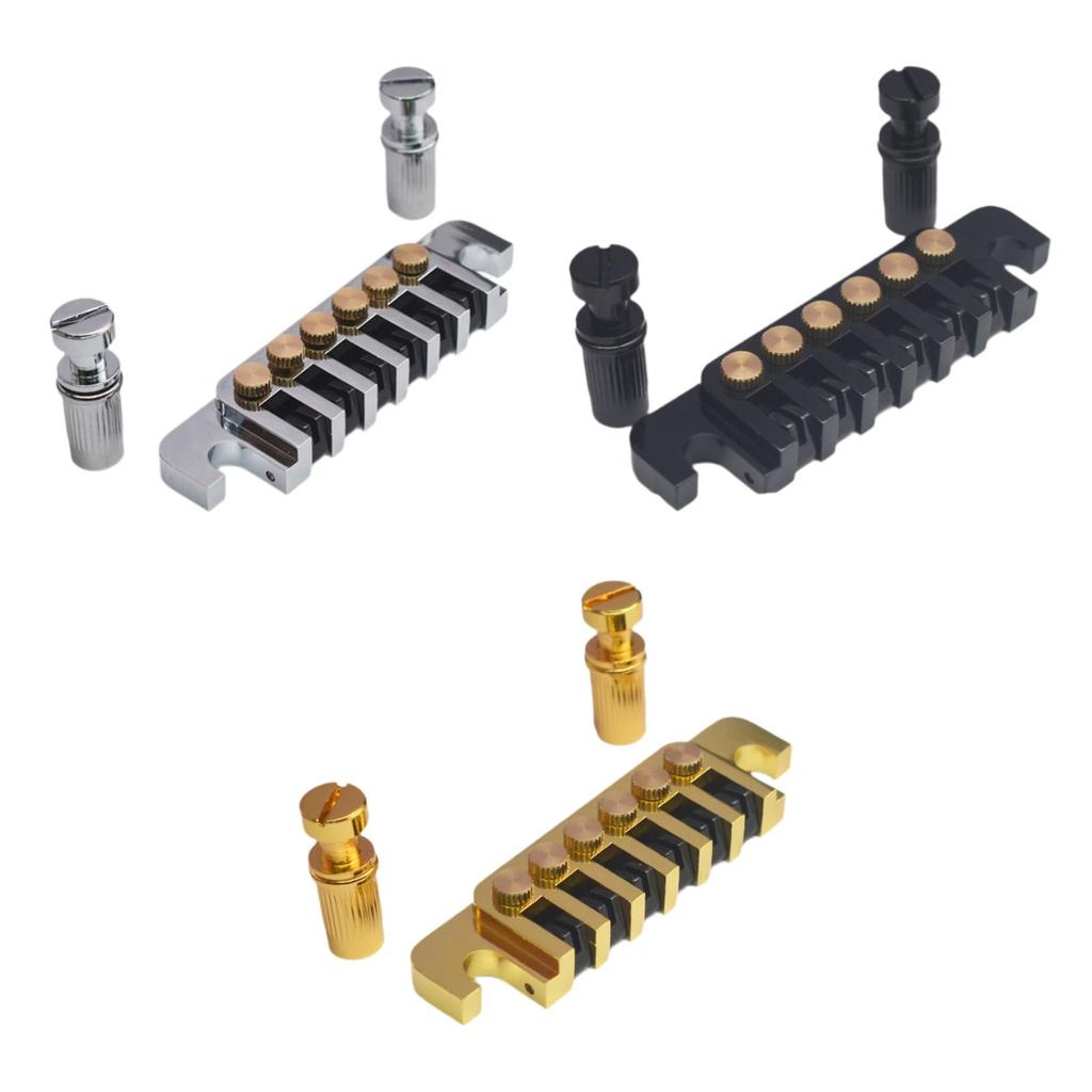 LP Bridge Stop Bridge Tailpiece Metal Replace Upgrade Part Guitar Repair Tool Parts Accs for Guitars Electric Guitar Bridge