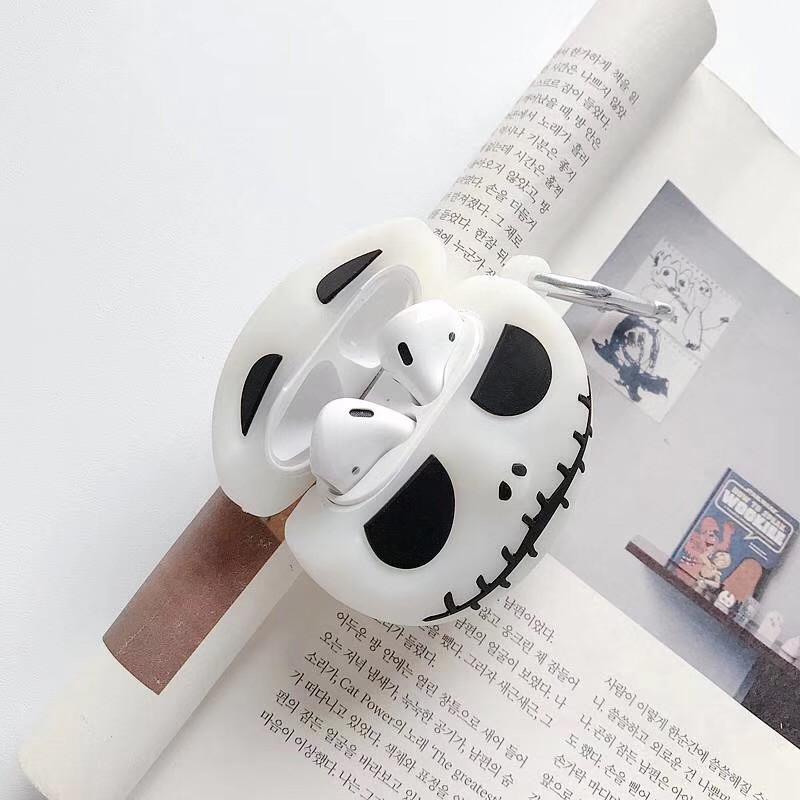 Креативный светящийся череп 3D защитный чехол для AirPods 1/2/Pro, мягкий силиконовый чехол для беспроводных Bluetooth-наушников, чехол на Хэллоуин