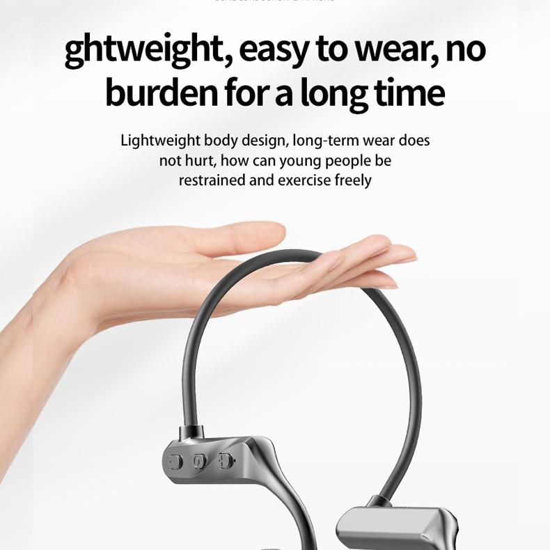 K69 Bone Conduction Headphones TWS Wireless Sports Earphone Fone Bluetooth Headset Handsfree With Mic For Running Gaming Headset