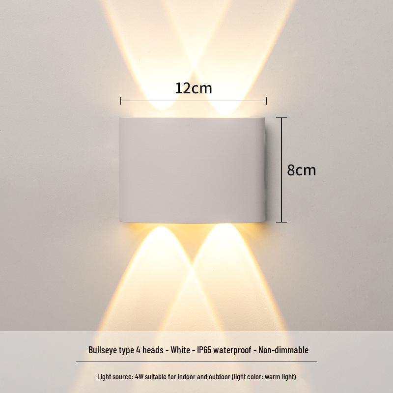 Modern Waterproof LED Wall Light for Outdoor & Indoor Spaces