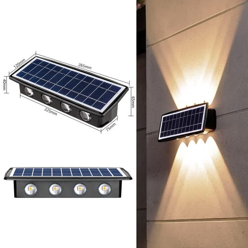Настенный светодиодный прожектор Lishi Solar с двумя головками