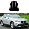 6pcs Fit For BMW X1 E84 2010 2011 2012 2013 2014 2015 Gloss Black Window Pillar Posts Cover B C Column Stickers Side Door Panel Trim