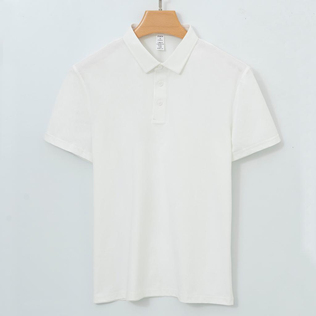 Спортивная рубашка поло с воротником-стойкой Футболка с короткими рукавами Мужская рубашка поло