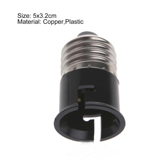 Light Bulb Adapter Durable Replacement E27 Screw On To B22 Light Bulb Converter