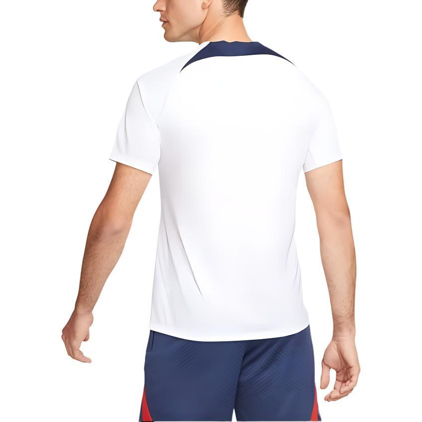 Nike Мужские белые футболки для футбола, умеренный прямой крой, DJ8589-101