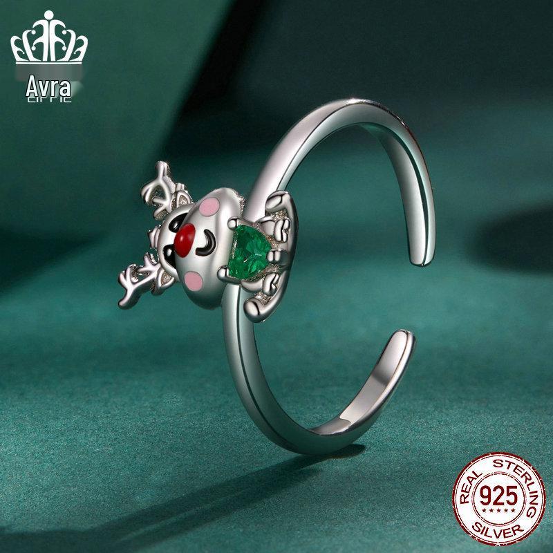 Everlove Кольцо открытое из стерлингового серебра s925 с родиевым покрытием для женщин