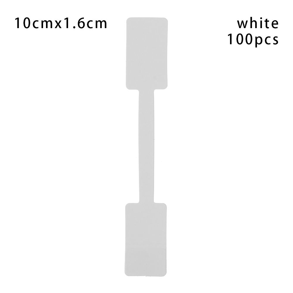 Paper Blank Card Self-adhesive Stickers Bracelet Hangtags Necklace Ring Tags Jewelry Price Labels