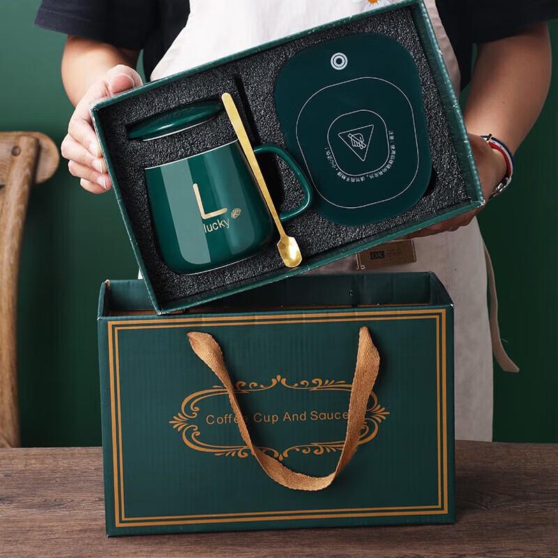 Керамическая кружка и подогреватель с постоянной температурой 55°C