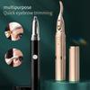 Electric Eyelash Curler with Eyebrow Trimmer 2 In 1 Eye Lash Perm Shaping and Lasting Curling Eyelash Clip Eye Brow Shaper Tools