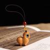 Cartoon Bag Pendant Sandalwood Chinese Style Key Ring Cute Horse Key Chain  Unisex