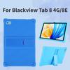 For Blackview Tab 8 4G/8E 10.1 Inch Silicone Tablet Protective Case with Adjustable Stand and Thickened Corners for Anti-impact