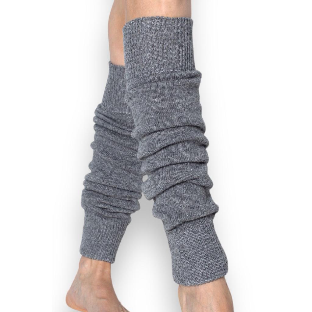 Натуральная шерсть черные зимние женские леггинсы толстые без стопы выше колена носки для йоги