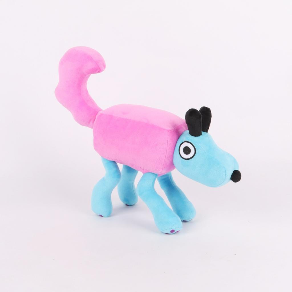 Wobbledog плюшевая качающаяся собака стоячая позиция розовая синяя собака игровая периферийная плюшевая кукла