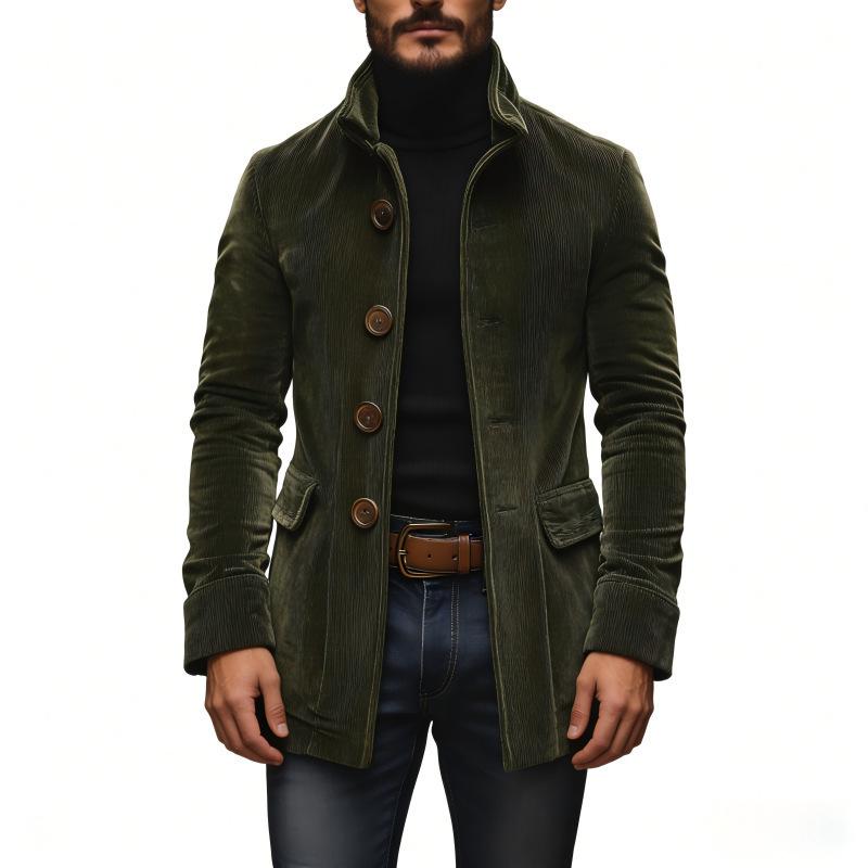 Модный однобортный пиджак для мужчин 2025 года - Многоцветный, Разные размеры