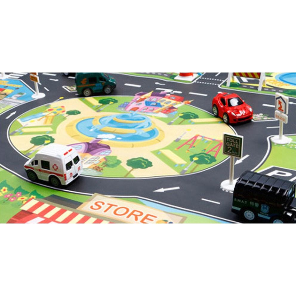 Редкий игровой коврик для игры с машинками в Деревне Корпорации (1шт)