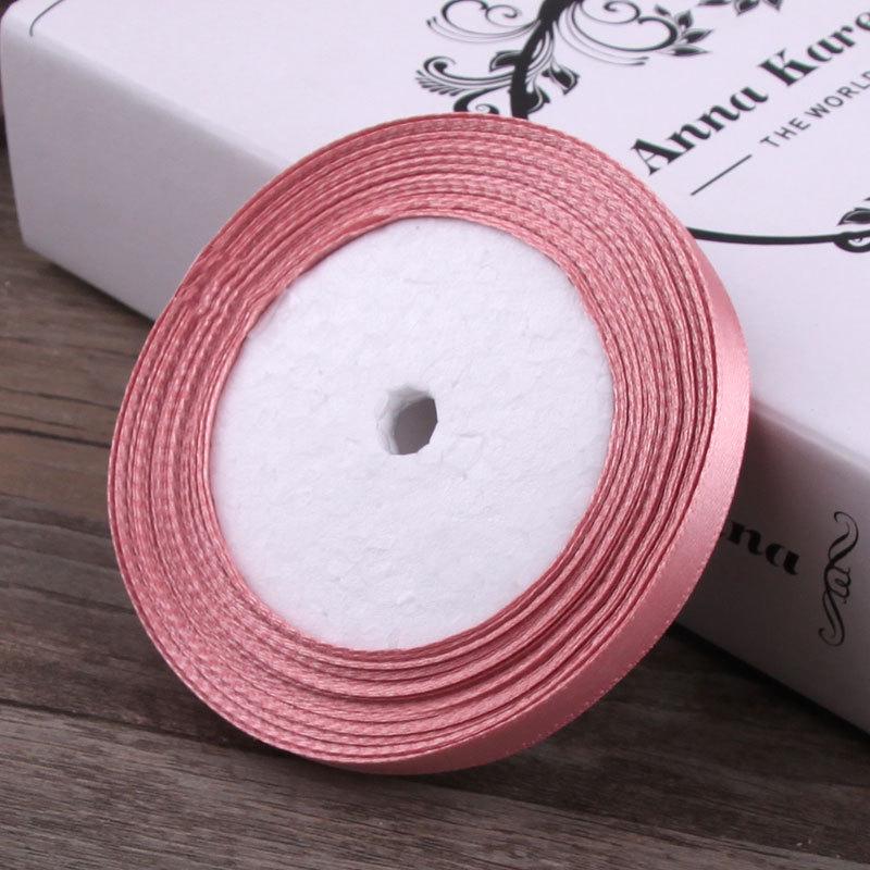 1cm Gold Satin Braided Ribbon, 10mm Silk Cloth Strip for Christmas Packaging and Gift Wrapping