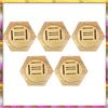 Aug. Simple Wooden Medal Rack 8PCS Hexagonal Wall Mount Decoration For Bedroom Living Room Storage