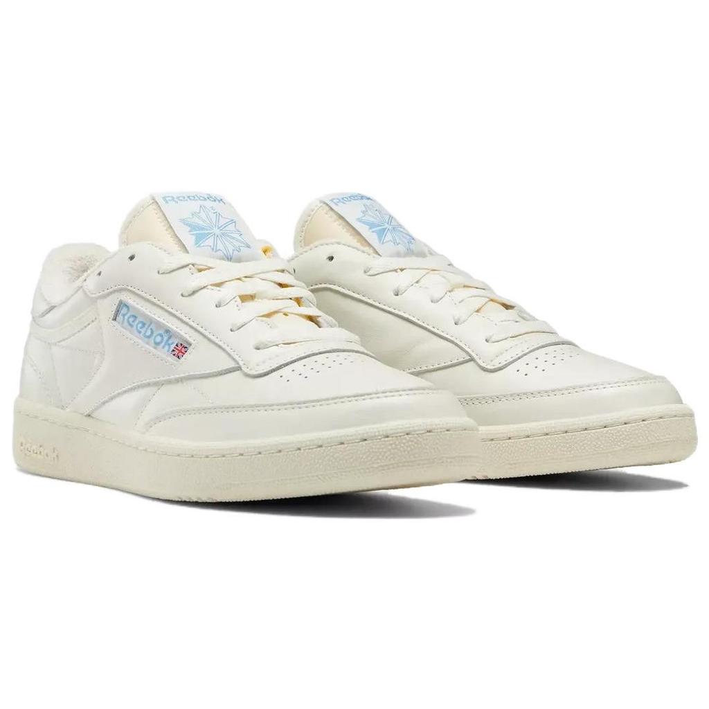 Reebok Club C 85 Vintage Chalk Essential Blue Unisex Sneakers Cream Alabaster 100007794