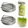1/2 шт. 86 мм крышка для проращивания из нержавеющей стали для банки, крышка для выращивания ростков фасоли, растение маш