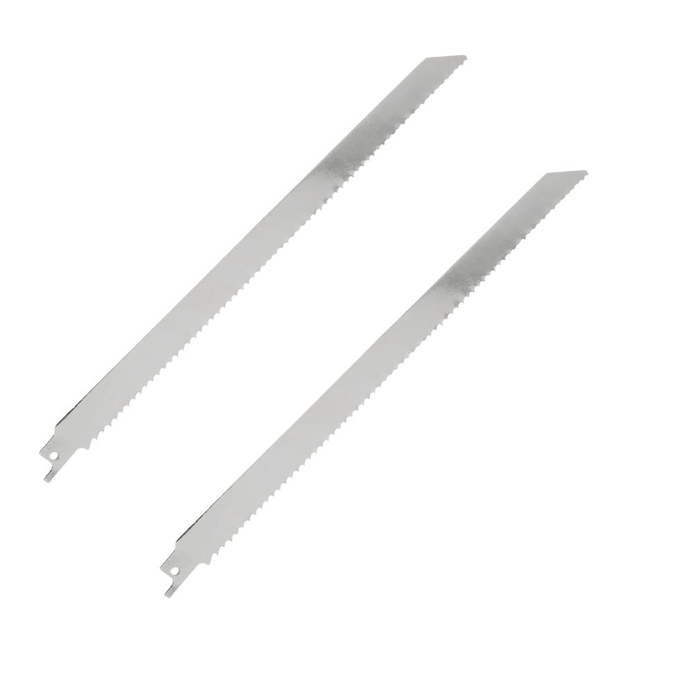 1/2/4 шт. Лезвие сабельной пилы Нержавеющая сталь Неокрашенное Лезвие для пилы по мясу Высокопрочное Острое лезвие для резки Заморож