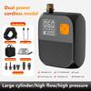 Электрический воздушный компрессорный насос для надувных изделий 25PSI, Power Bank 8000 мАч, портативный насос для SUP-борда с 6 насадками и светодиодной подсветкой