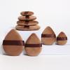 Professional Velvet Cosmetic Powder Puff S/M/L Thumb Air Cushion Puff Mini Finger Puff  Face