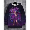 Arcane Jinx Аниме 3D Принт Все Сезоны Детская Повседневная Толстовка Крутой Пуловер Топы Унисекс Одежда Толстовки для Мальчиков Одежда