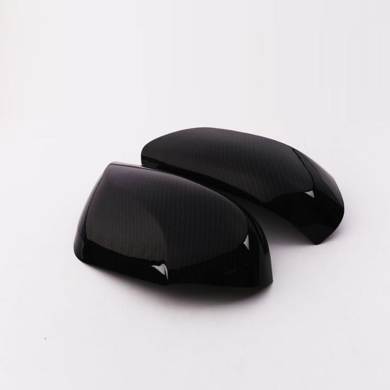 Для TOYOTA PRIUS Prime 2017-накладка на зеркало заднего вида автомобиля, аксессуары, черное боковое зеркало из углеродного волокна из углеродного волокна