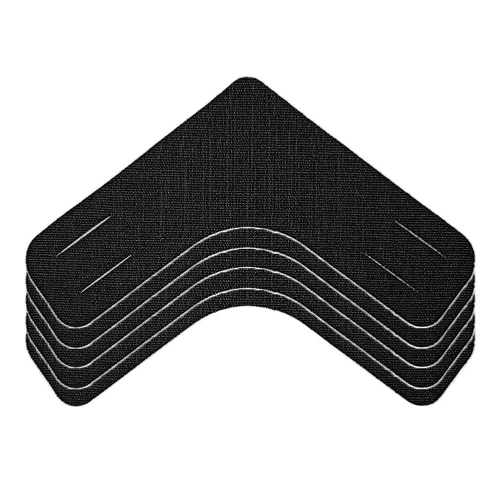 5 шт. предварительно вырезанные V-образные мышечные пластыри многоцелевые баскетбольные фитнес-пластыри для защиты мышц эластичные дышащие спортивные поддерживающие пластыри