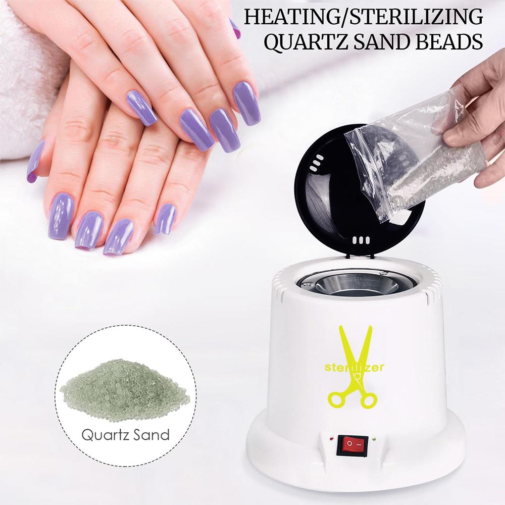 LULAA Professional Nail High Temperature Sterilizer Pot for Tweezers Manicure Beauty Salon Tattoo Nipper Equipment Hair Salon