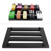 Portable Metal Pedal Board, Guitar Effect Pedal Board, 14.6 * 10.6 * 0.8 Inch, Electric Guitar Effect Holder for Guitar Effect Pedals