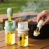 2 in 1 Measuring Oil Bottle Heat Resistant Barbecue Spray Bottle Kitchen Oil Bottle  Kitchen