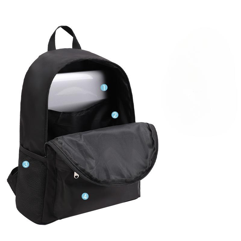 Men's Outdoor Commuter Backpack Simple Backpack Korean Version Student Large Capacity Schoolbag