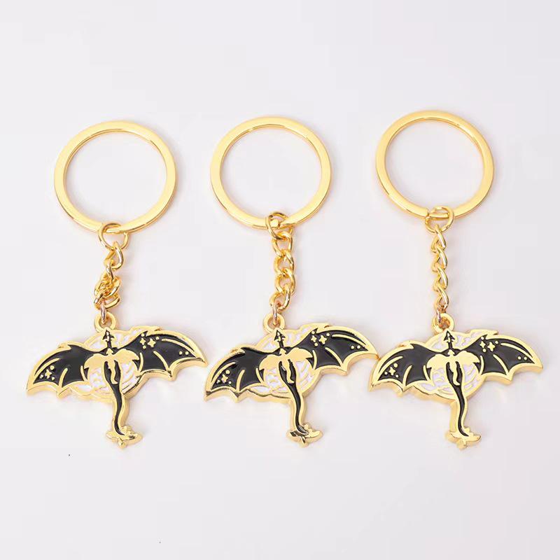 2025 Anime Cartoon Keychain Pendant for Student Bags - Zinc Alloy Key Ring Ornament
