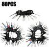 80PCS Wire Terminal Removal Tool Car Electrical Wiring Crimp Connector Pin Kit