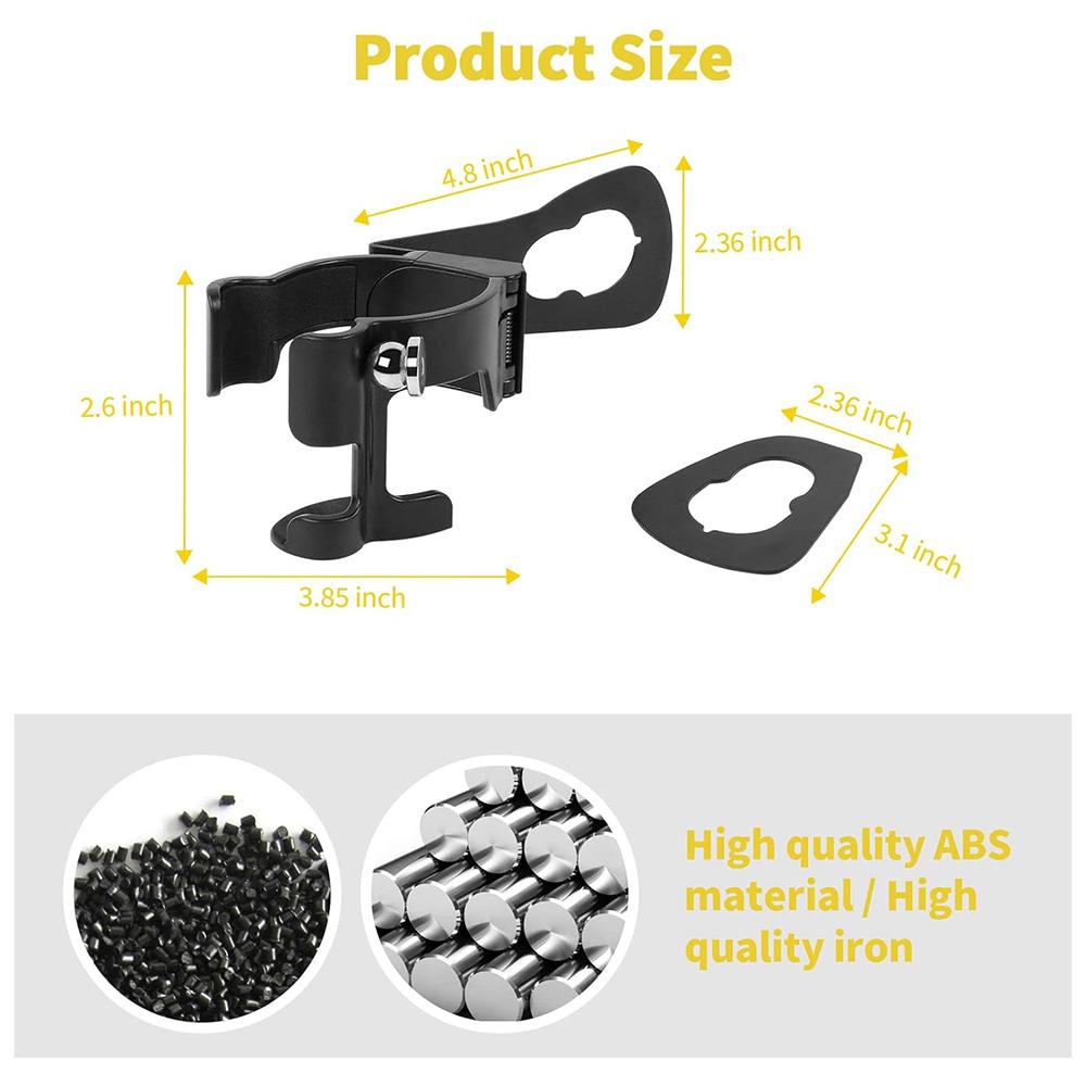 Многофункциональный держатель для телефона и стакана для напитков 2 в 1, подставка для рации с болтовым креплением для Jeep Wrangler JK JL JLU Gladiator JT 2011+
