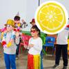 Детский костюм лимона для косплея из мультфильма Одежда для переодевания Карнавальные принадлежности для вечеринок