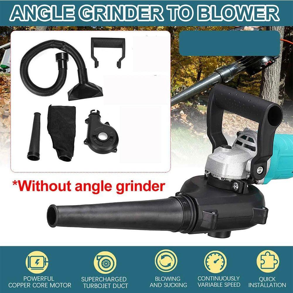 Угловая шлифовальная машина с функцией всасывания и выдува, переоборудованная в воздуходувку для угловых шлифовальных машин 100/125/150