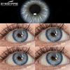 Eyeshare 2 шт. коричневые/серые/синие цветные контактные линзы для глаз натуральные зеленые косметические линзы