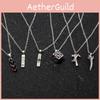 Cube Jujutsu Kaisen Hammer Nail Broken Design Pendant Necklace For Fans