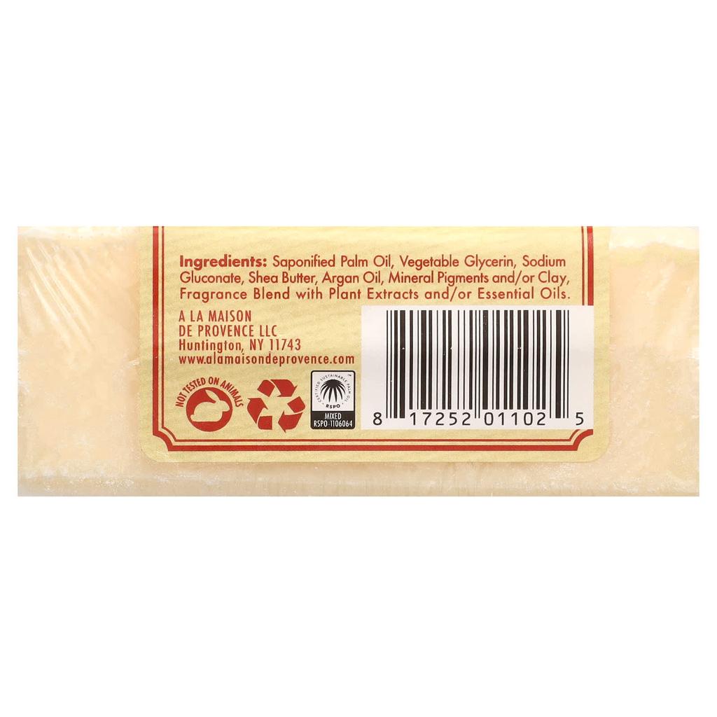 A La Maison de Provence Hand and Body Bar Soap, Honey Crisp Apple, 8.8 Oz (250 G)
